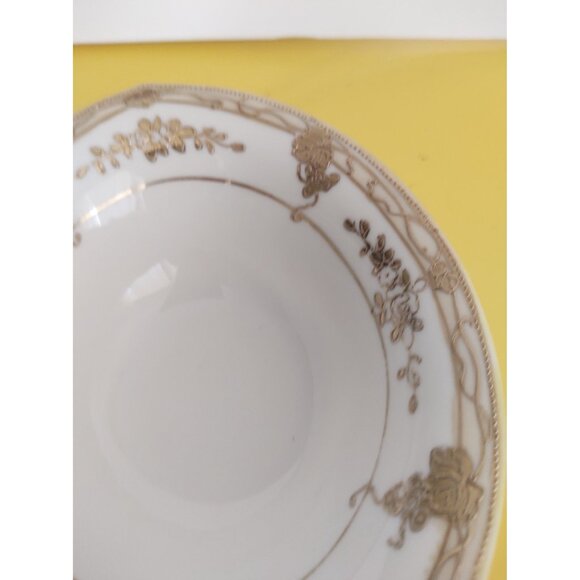 Vintage Hand Painted Nippon Japan Gold Encrusted Candy/Nut Bowl 1950's 5 3/4" - Picture 13 of 15